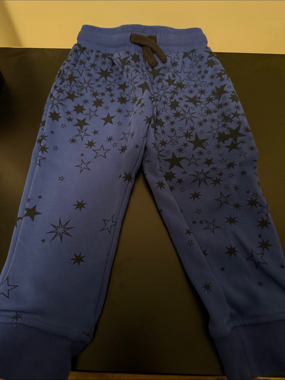 Kids Star-Print Blue Jogger Sweatpants